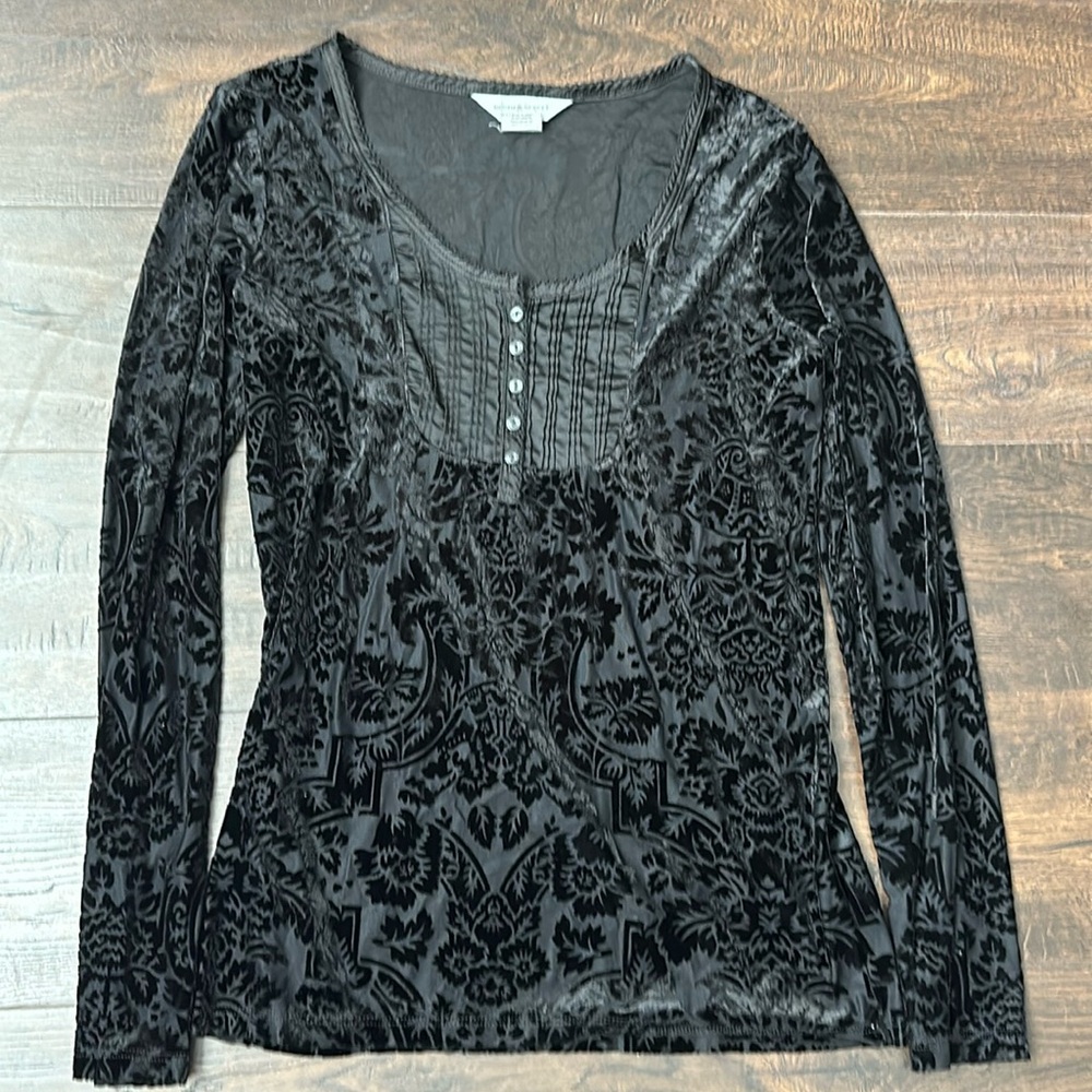 black Ralph Lauren long-sleeve shirt #A9
